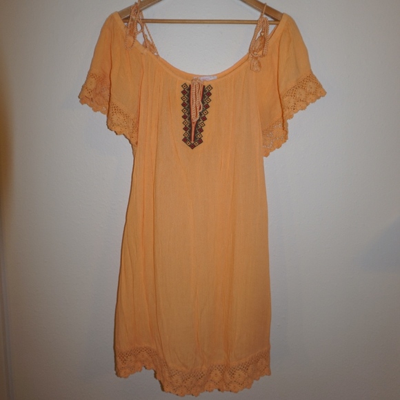 JW Style Sundress Orange - Picture 2 of 5